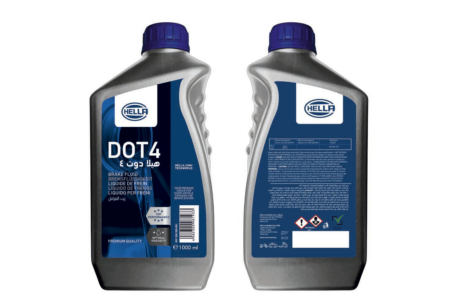 HELLA 8DF 358 288-061 Υγρά φρένων