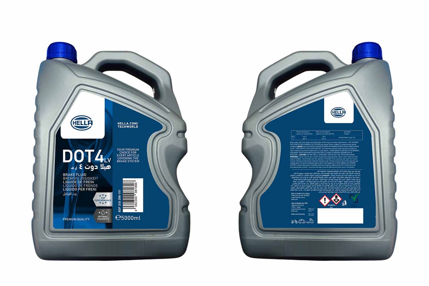 HELLA 8DF 358 288-101 Υγρά φρένων