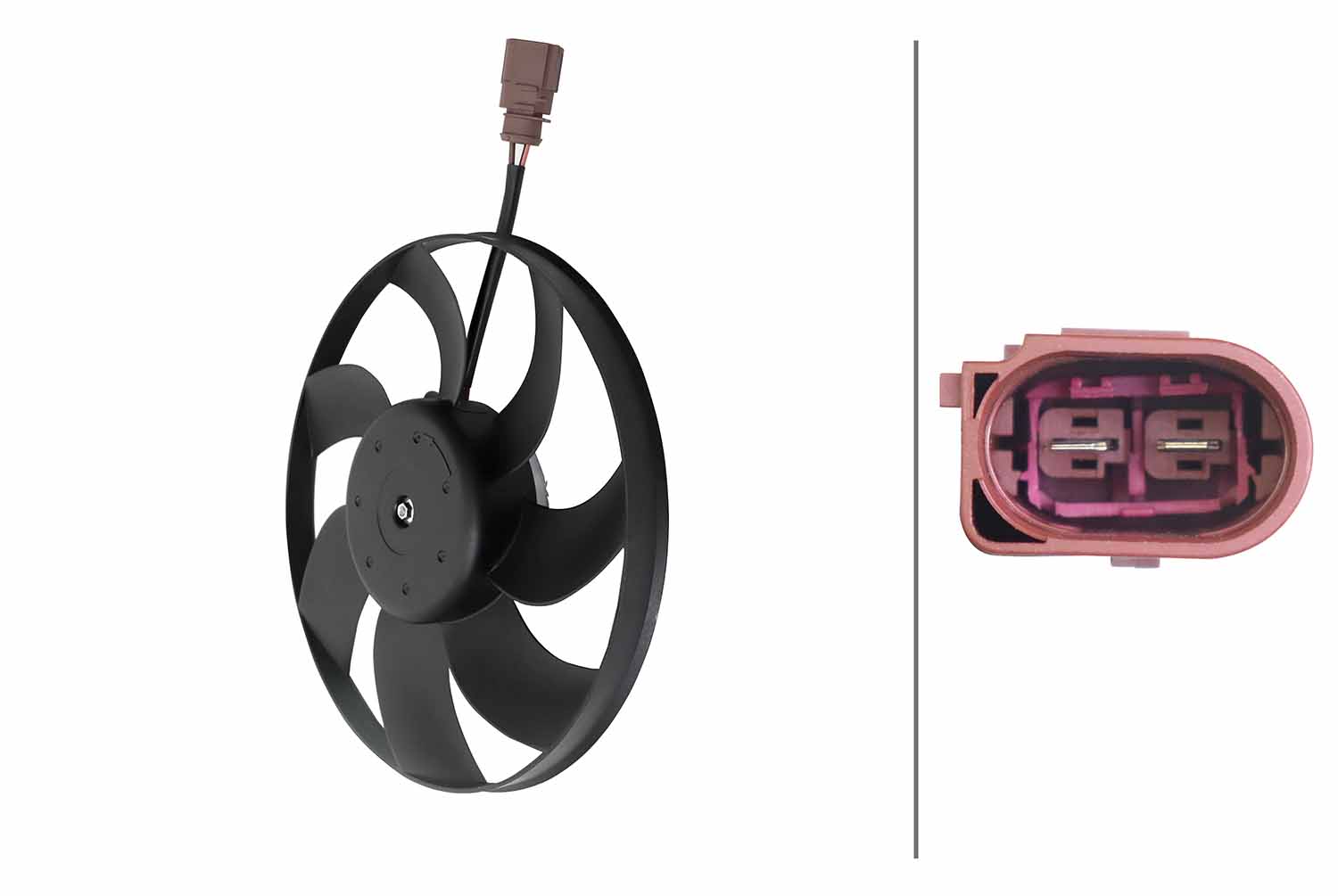 HELLA 8EW 366 420-111 Fan, engine cooling