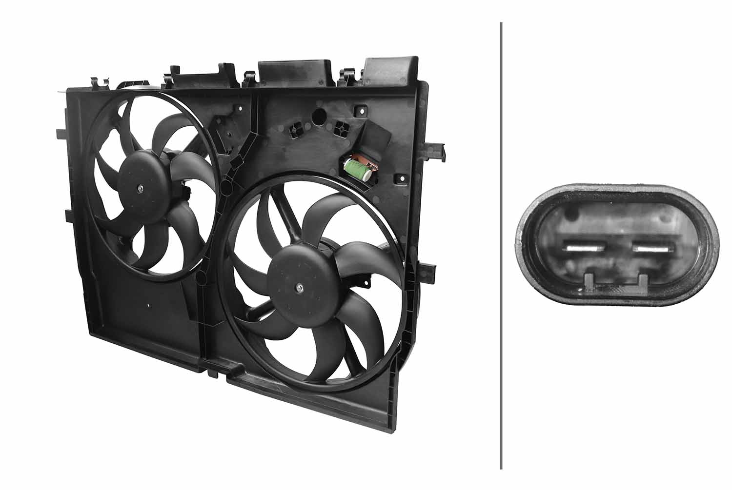 HELLA 8EW 366 420-181 Fan, engine cooling