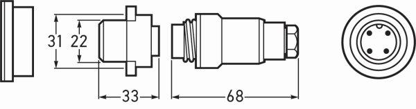 HELLA 8JA 006 805-802 Φις