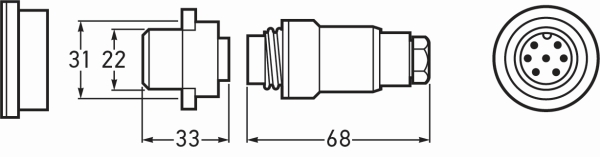 HELLA 8JA 006 807-802 Φις