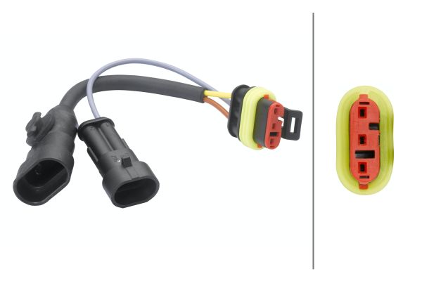 HELLA 8KA 194 768-011 Cable Adapter, electro set