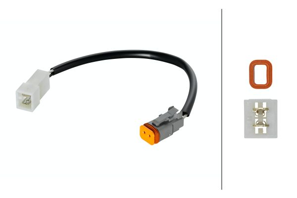 HELLA 8KB 990 299-361 Cable Adapter, electro set