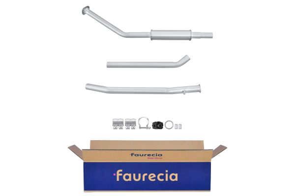 HELLA 8LB 366 020-131 Easy2Fit – PARTNERED with Faurecia Front Muffler Front for CITROËN