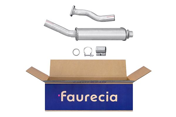 HELLA 8LB 366 020-431 Easy2Fit – PARTNERED with Faurecia Front Muffler Front for CITROËN PEUGEOT