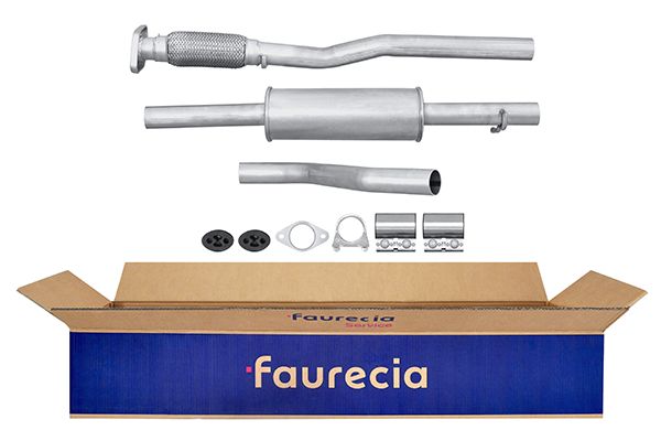 HELLA 8LB 366 020-731 Easy2Fit – PARTNERED with Faurecia Front Muffler Front for FIAT