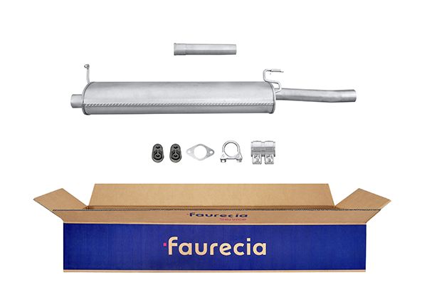 HELLA 8LB 366 020-901 Easy2Fit – PARTNERED with Faurecia Front Muffler Front for FORD