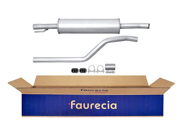 HELLA 8LB 366 021-171 Easy2Fit – PARTNERED with Faurecia Front Muffler Front for OPEL VAUXHALL