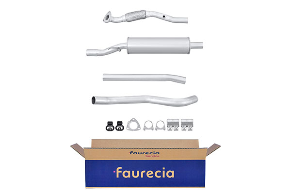 HELLA 8LB 366 021-221 Easy2Fit – PARTNERED with Faurecia Πρώτο σιλανσιέ εμπρός for OPEL VAUXHALL