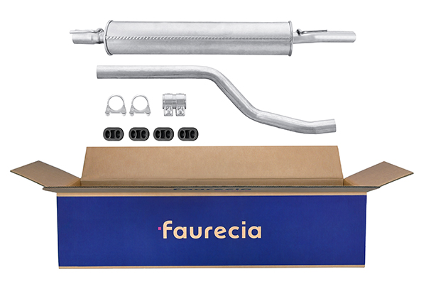 HELLA 8LB 366 021-231 Easy2Fit – PARTNERED with Faurecia Front Muffler Front for OPEL VAUXHALL