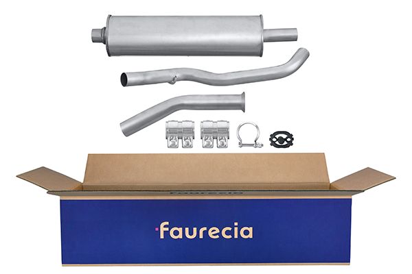 HELLA 8LB 366 021-421 Easy2Fit – PARTNERED with Faurecia Front Muffler Front for PEUGEOT