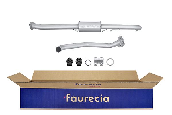 HELLA 8LB 366 021-681 Easy2Fit – PARTNERED with Faurecia Front Muffler Front for MAZDA