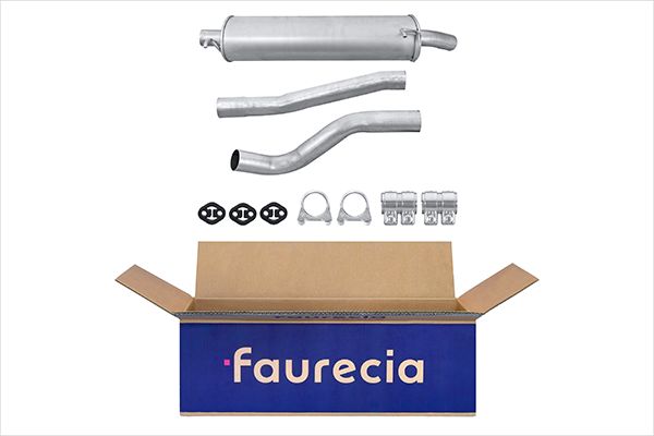 HELLA 8LB 366 021-751 Easy2Fit – PARTNERED with Faurecia Front Muffler Front for MERCEDES-BENZ