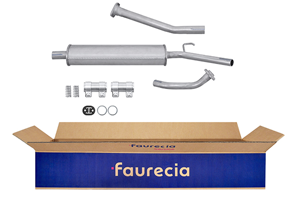 HELLA 8LB 366 021-801 Easy2Fit – PARTNERED with Faurecia Front Muffler Front for NISSAN