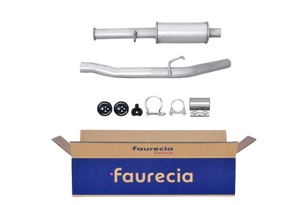 HELLA 8LB 366 022-021 Easy2Fit – PARTNERED with Faurecia Front Muffler Front for RENAULT