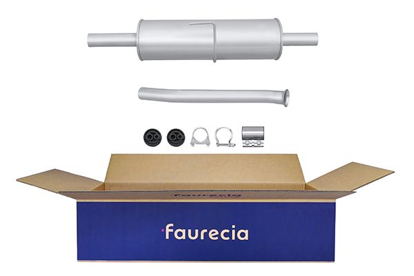 HELLA 8LB 366 022-351 Easy2Fit – PARTNERED with Faurecia Front Muffler Front for RENAULT