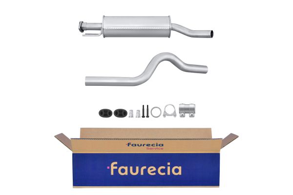 HELLA 8LC 366 024-451 Easy2Fit – PARTNERED with Faurecia Μεσαίο σιλανσιέ for OPEL VAUXHALL