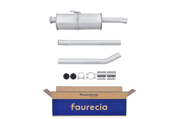 HELLA 8LC 366 025-161 Easy2Fit – PARTNERED with Faurecia Μεσαίο σιλανσιέ κέντρο for CITROËN FIAT PEUGEOT