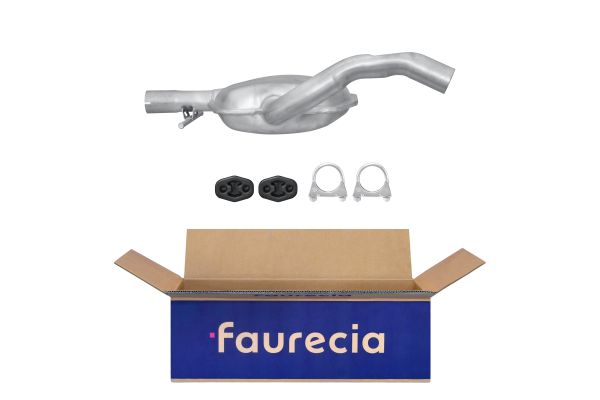 HELLA 8LC 366 026-231 Easy2Fit – PARTNERED with Faurecia Centre Muffler for VW