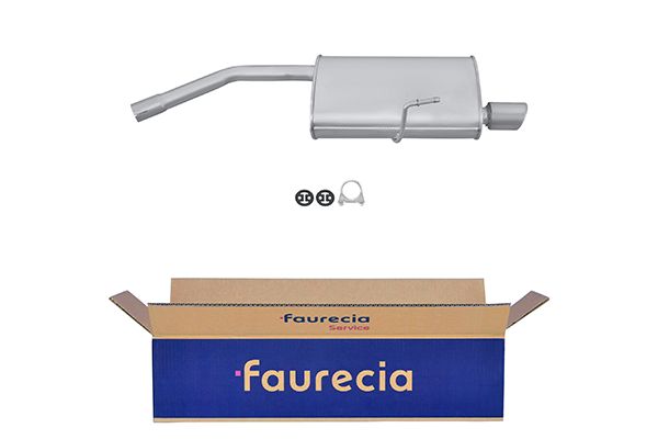 HELLA 8LD 366 026-481 Easy2Fit – PARTNERED with Faurecia Rear Muffler Rear for ALFA ROMEO