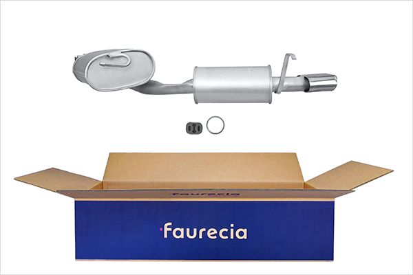 HELLA 8LD 366 026-561 Easy2Fit – PARTNERED with Faurecia Rear Muffler Rear for ALFA ROMEO