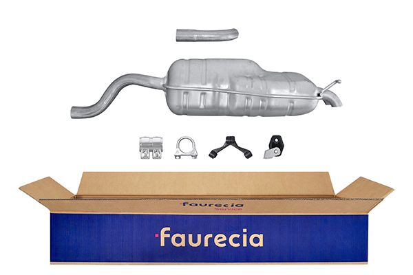 HELLA 8LD 366 026-651 Easy2Fit – PARTNERED with Faurecia Rear Muffler Rear for AUDI SEAT VW
