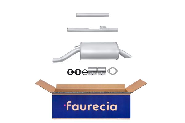 HELLA 8LD 366 026-991 Easy2Fit – PARTNERED with Faurecia Rear Muffler Rear for BMW