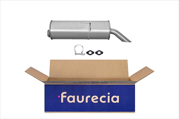 HELLA 8LD 366 027-251 Easy2Fit – PARTNERED with Faurecia Rear Muffler Rear for CITROËN PEUGEOT