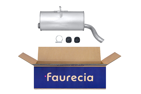 HELLA 8LD 366 027-261 Easy2Fit – PARTNERED with Faurecia Rear Muffler Rear for CITROËN PEUGEOT
