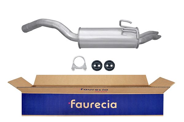 HELLA 8LD 366 027-301 Easy2Fit – PARTNERED with Faurecia Rear Muffler Rear for CITROËN FIAT LANCIA PEUGEOT