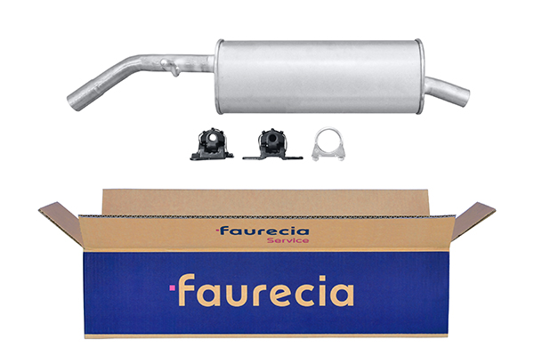HELLA 8LD 366 027-401 Easy2Fit – PARTNERED with Faurecia Rear Muffler Rear for CITROËN PEUGEOT