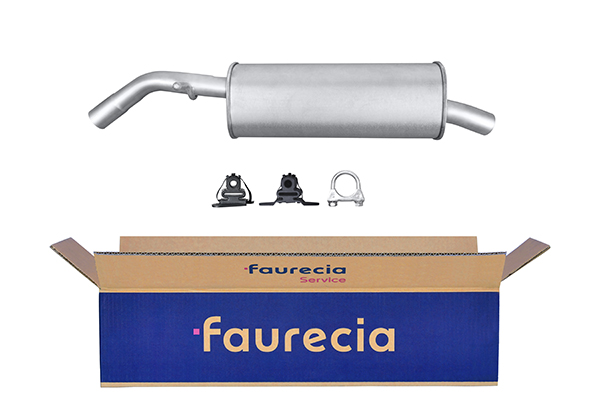HELLA 8LD 366 027-421 Easy2Fit – PARTNERED with Faurecia Rear Muffler Rear for CITROËN