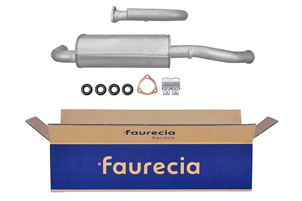 HELLA 8LD 366 027-451 Easy2Fit – PARTNERED with Faurecia Rear Muffler Rear for CITROËN PEUGEOT