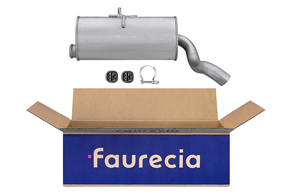 HELLA 8LD 366 027-571 Easy2Fit – PARTNERED with Faurecia Rear Muffler Rear for CITROËN PEUGEOT