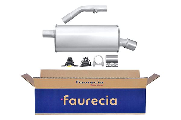HELLA 8LD 366 027-581 Easy2Fit – PARTNERED with Faurecia Rear Muffler Rear for CITROËN