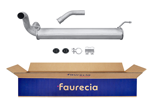 HELLA 8LD 366 027-801 Easy2Fit – PARTNERED with Faurecia Rear Muffler Rear for CITROËN PEUGEOT TOYOTA