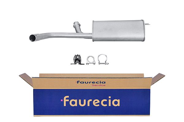 HELLA 8LD 366 027-991 Easy2Fit – PARTNERED with Faurecia Rear Muffler Rear for CITROËN FIAT PEUGEOT