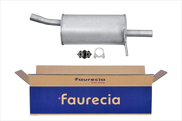 HELLA 8LD 366 028-201 Easy2Fit – PARTNERED with Faurecia Rear Muffler Rear for DACIA RENAULT