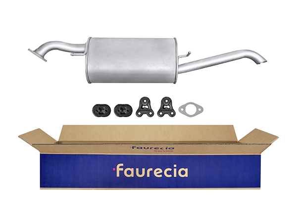HELLA 8LD 366 028-411 Easy2Fit – PARTNERED with Faurecia Rear Muffler Rear for CHEVROLET DAEWOO
