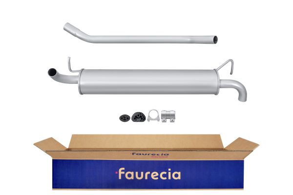 HELLA 8LD 366 028-511 Easy2Fit – PARTNERED with Faurecia Rear Muffler Rear for FIAT