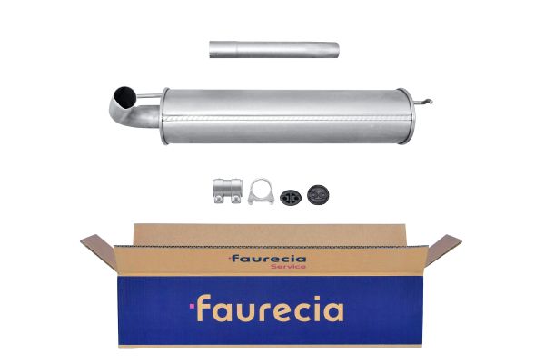 HELLA 8LD 366 028-551 Easy2Fit – PARTNERED with Faurecia Rear Muffler Rear for FIAT