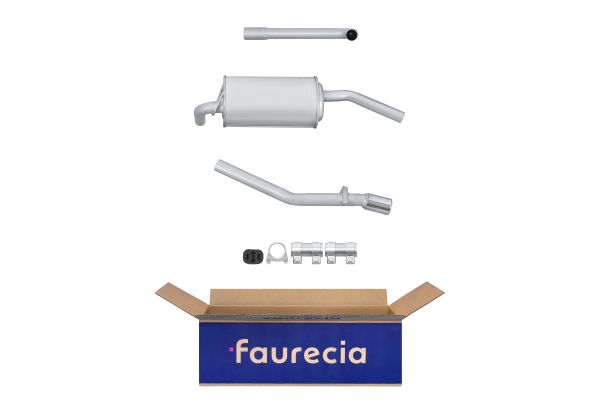 HELLA 8LD 366 028-611 Easy2Fit – PARTNERED with Faurecia Rear Muffler Rear for FIAT