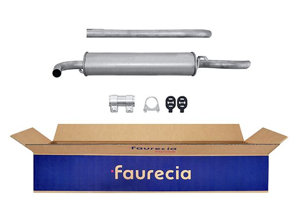 HELLA 8LD 366 028-681 Easy2Fit – PARTNERED with Faurecia Rear Muffler Rear for FIAT