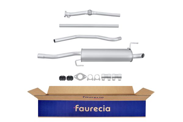 HELLA 8LD 366 028-751 Easy2Fit – PARTNERED with Faurecia Rear Muffler Rear for ABARTH FIAT