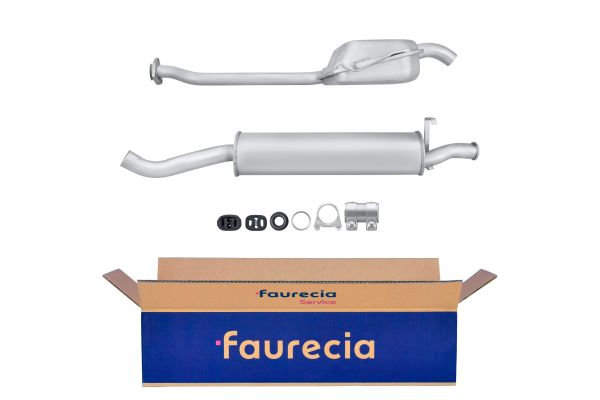 HELLA 8LD 366 028-801 Easy2Fit – PARTNERED with Faurecia Rear Muffler Rear for FIAT