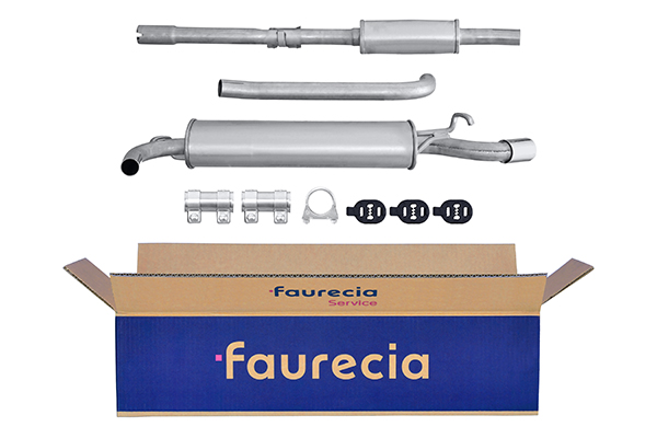 HELLA 8LD 366 029-011 Easy2Fit – PARTNERED with Faurecia Rear Muffler Rear for FIAT