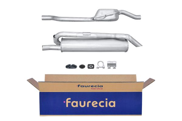 HELLA 8LD 366 029-091 Easy2Fit – PARTNERED with Faurecia Rear Muffler Rear for FIAT