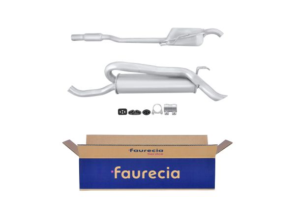 HELLA 8LD 366 029-111 Easy2Fit – PARTNERED with Faurecia Rear Muffler Rear for FIAT LANCIA