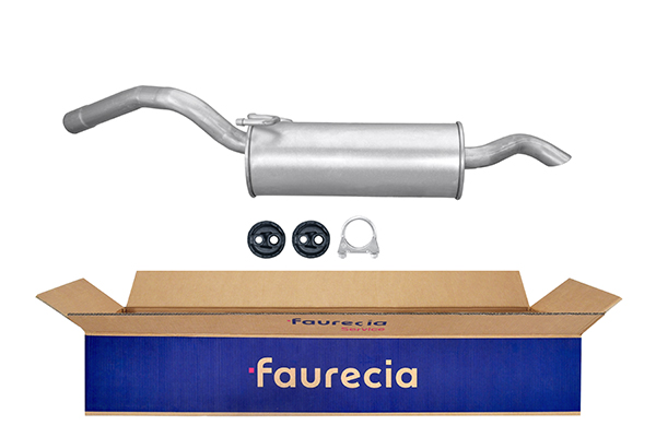 HELLA 8LD 366 029-141 Easy2Fit – PARTNERED with Faurecia Rear Muffler Rear for CITROËN FIAT PEUGEOT